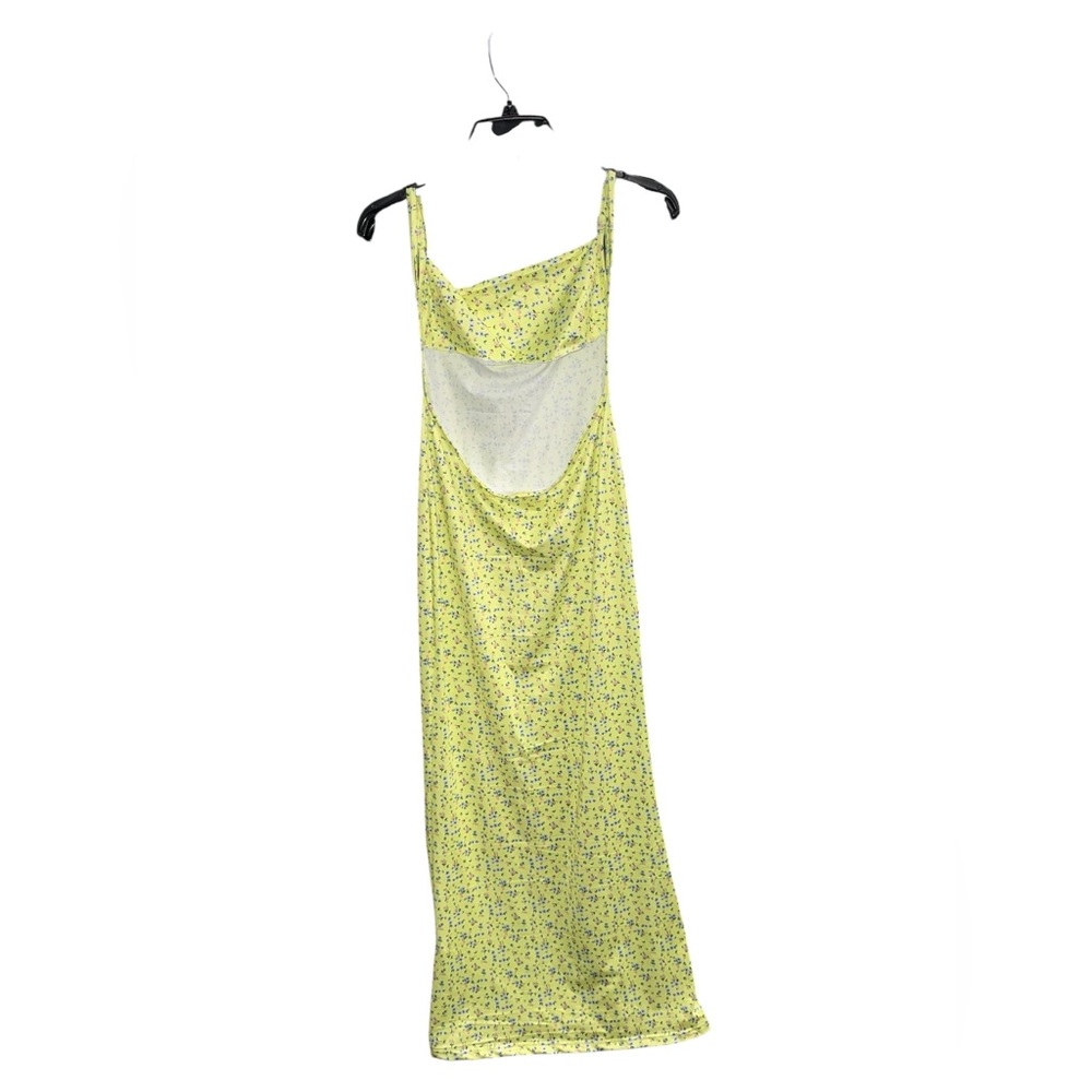 Floral Yellow Maxi Dress Size Medium - Picture 3 of 9